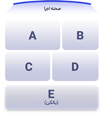 نقشه سالن