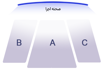 نقشه سالن